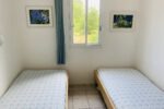 Vakantiehuis Village le Chat 41 tweede slaapkamer twee bedden