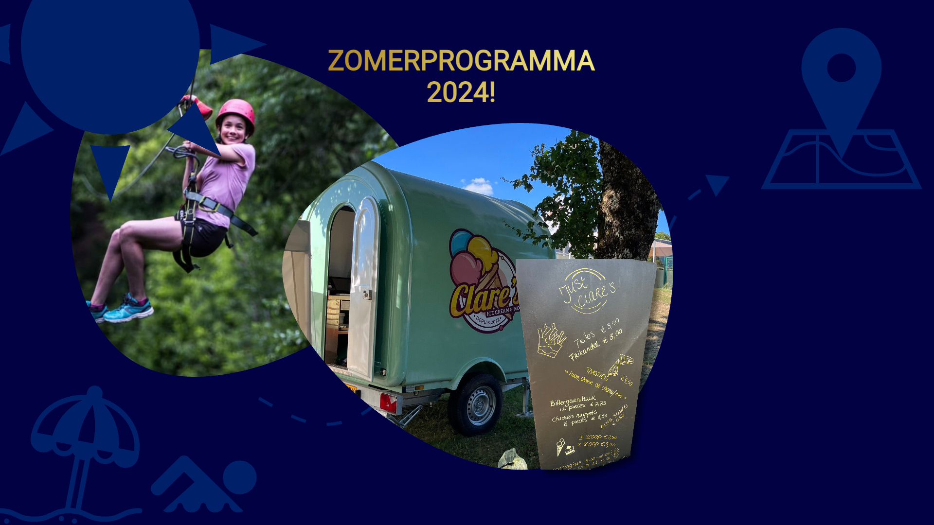 Alternatief zomerprogramma 2024 Village le Chat vakantiehuis frankrijk huren