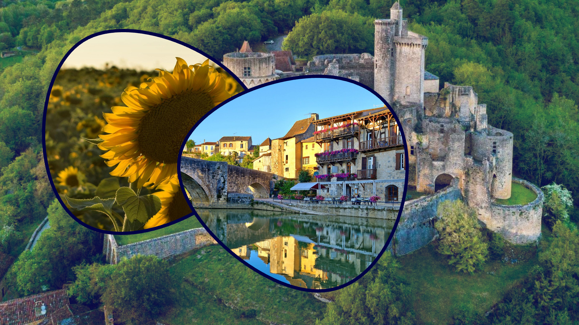 Vakantiebestemming regio de Lot-et-Garonne Nouvelle Aquitaine banner