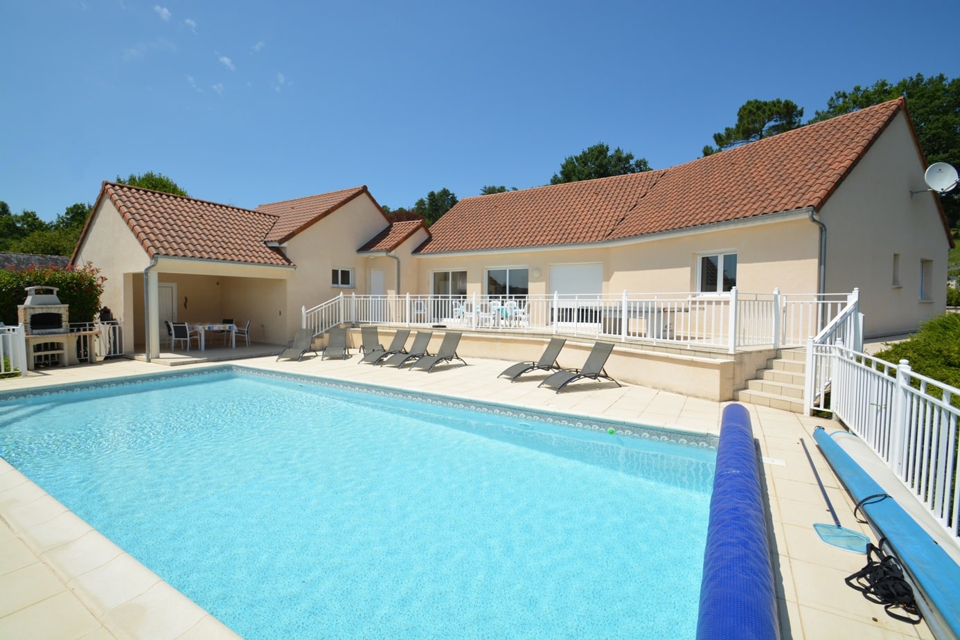 Vakantievilla prive zwembad Corrèze Frankrijk Domaine du Panorama