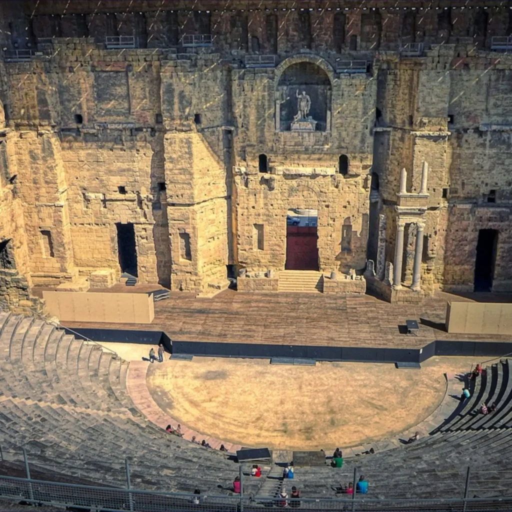 Vakantie in Vaucluse Frankrijk culinair gastronomie Théâtre antique d'Orange amfitheater