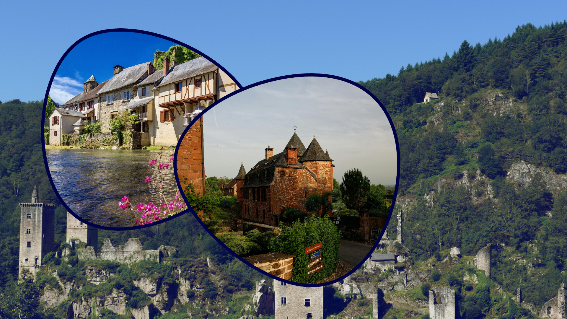 Vakantiebestemming regio Corrèze Nouvelle-Aquitaine banner