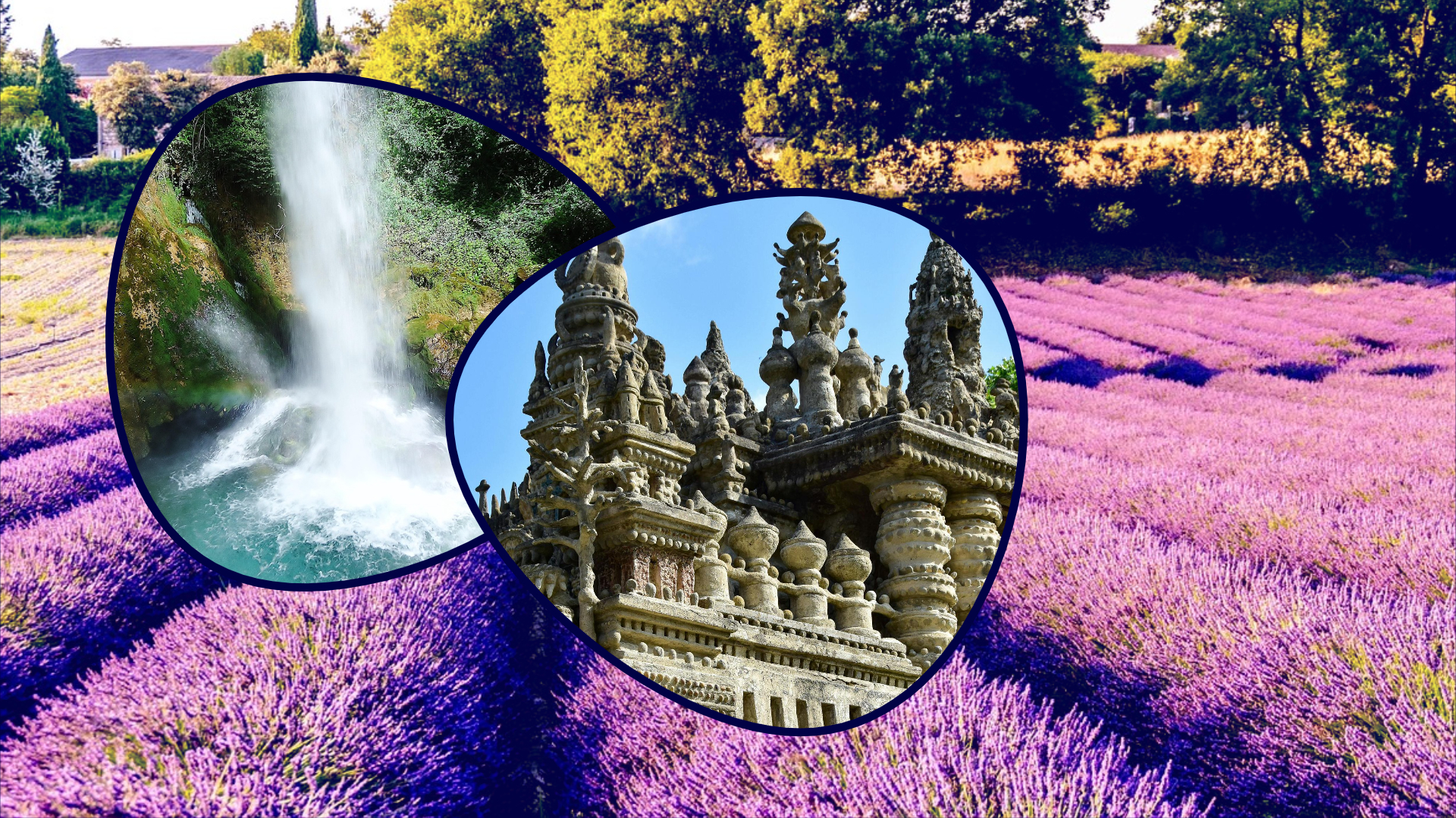 Vakantiebestemming regio Drôme Auvergne-Rhone-Alpes banner