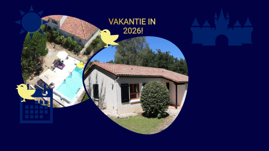 Zomervakantie 2026 vakantiehuis frankrijk huren vroegboekkorting