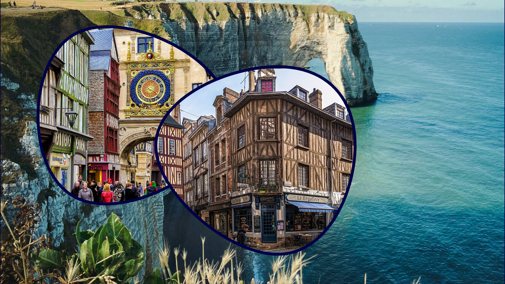 Vakantiebestemming regio Seine-Maritime Normandië Frankrijk vakantiehuis huren banner